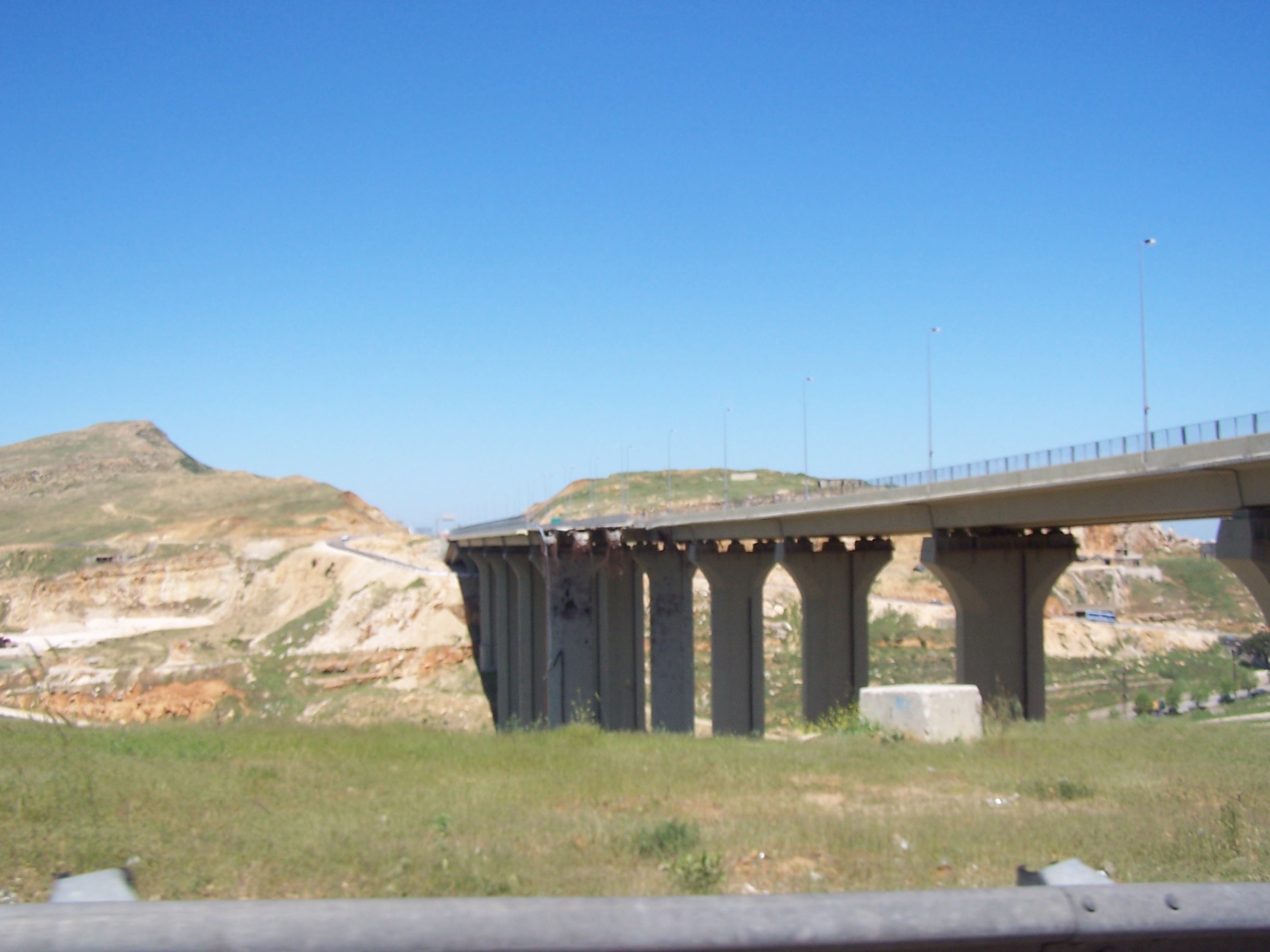 Bridge closed due to bomb damage