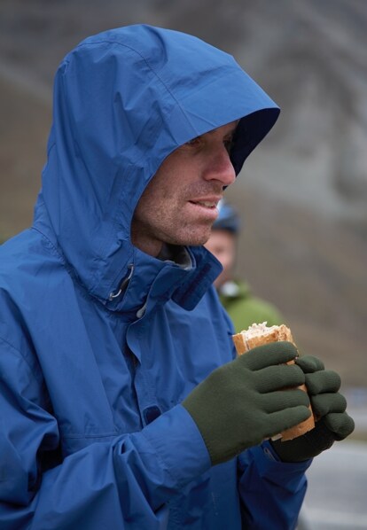 Ben feeding up to get himself over Col du Galibier (Zissi Kausch)