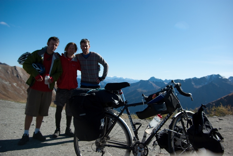 Top of Col Agnel - amazing views towards Italy