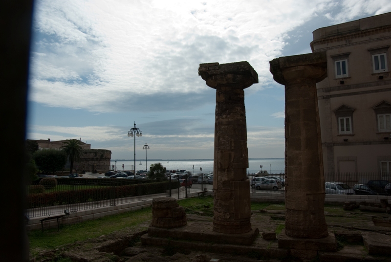 Hannibal would have seen this Doric style Greek temple in the old quarter of Tarento