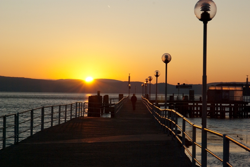 Sunrise at Lake Trasimene