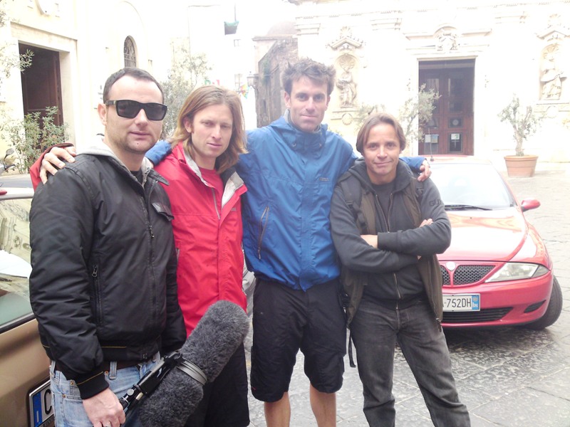 Riccardo Chiaradia, a local Archaeologist who helped us find the hotspots of Taranto