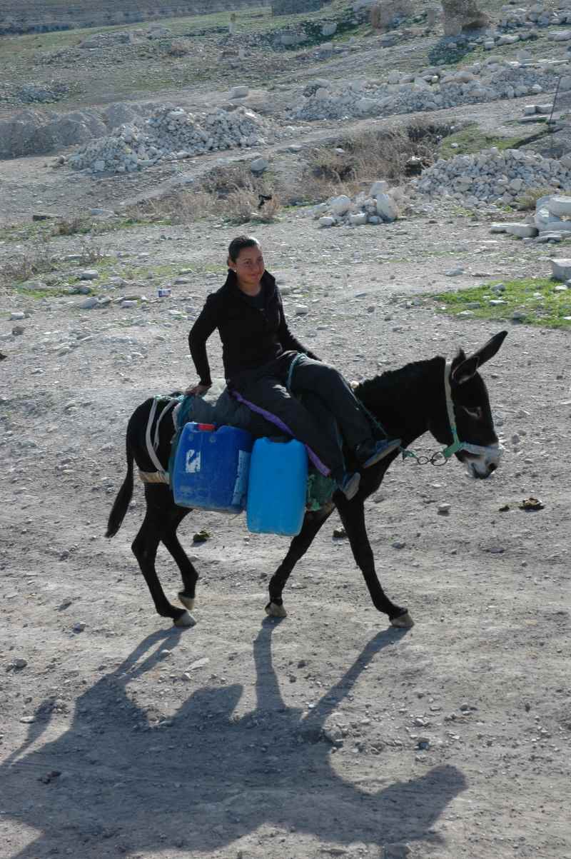 Fetching water