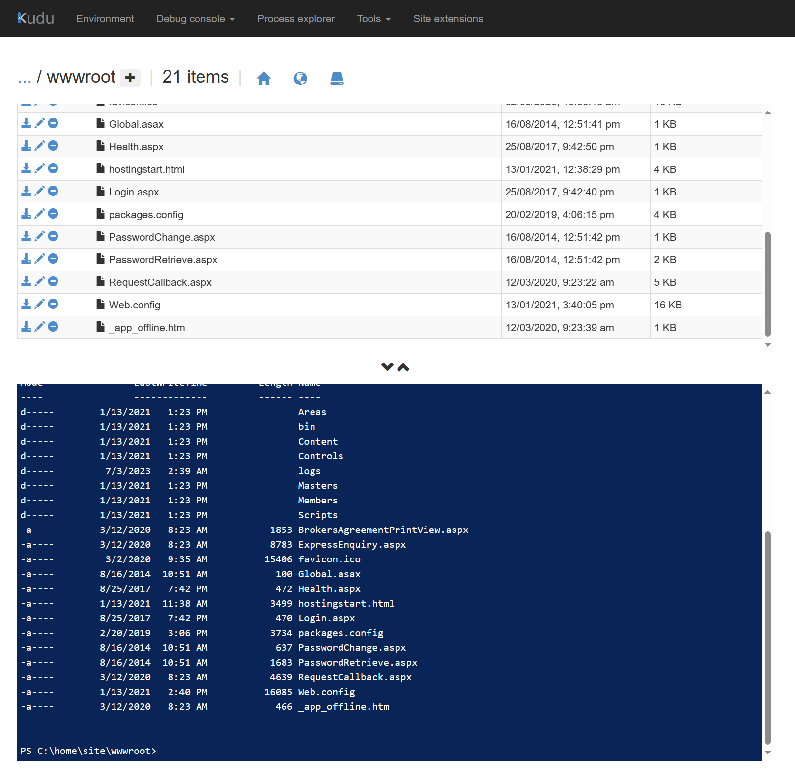 Recovering a long lost ASP.NET Web Forms Application